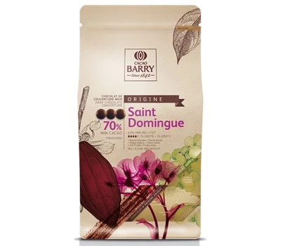 Cacao Barry Origin Dark Chocolate; Saint Domingue - 1kg bag
